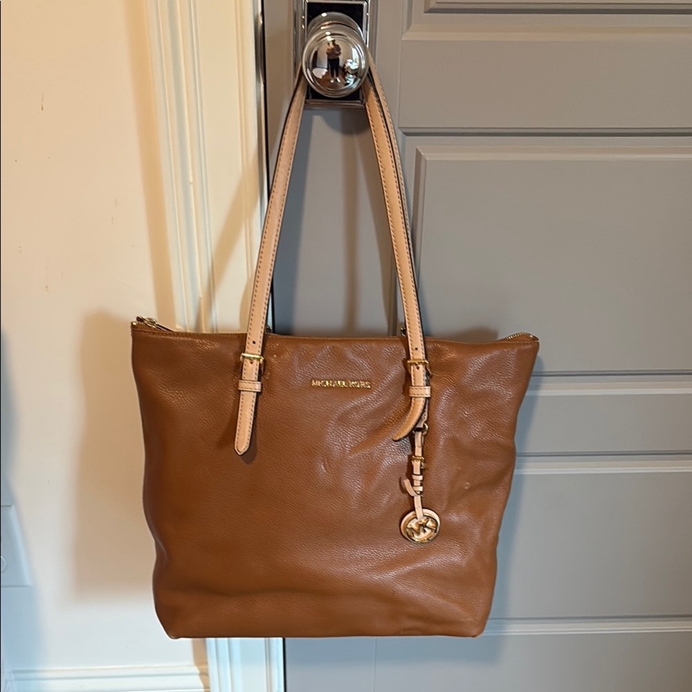 Michael Kors Tan Leather Tote
